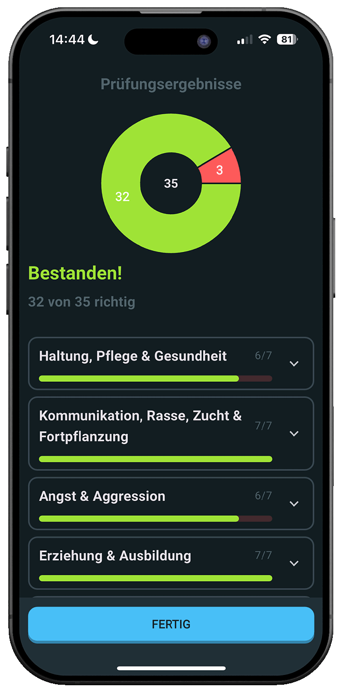 Hundeführerschein24 iPhone Screenshot